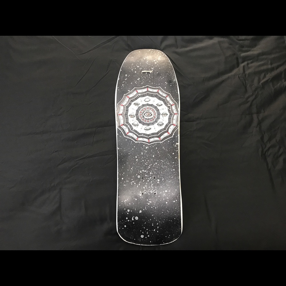 Handpainted Mandala Skateboard